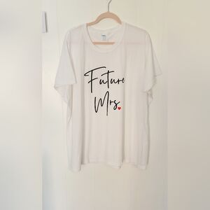Port and Company 'Future Mrs.' White Tee